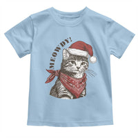 Cowboy Cat Christmas Toddler T Shirt Meowdy Western Rodeo - Wonder Print Shop