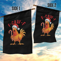 Christmas F Caw F Garden Flag Funny Chicken Meme - Wonder Print Shop