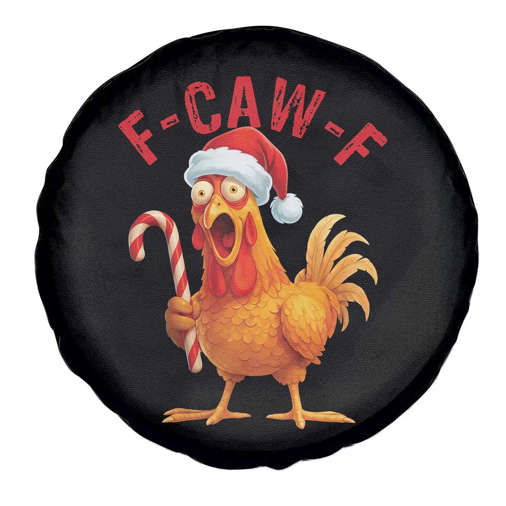 Christmas F Caw F Spare Tire Cover Funny Chicken Meme - Wonder Print Shop