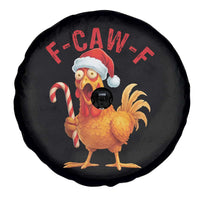 Christmas F Caw F Spare Tire Cover Funny Chicken Meme - Wonder Print Shop