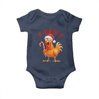 Christmas F Caw F Baby Onesie Funny Chicken Meme - Wonder Print Shop