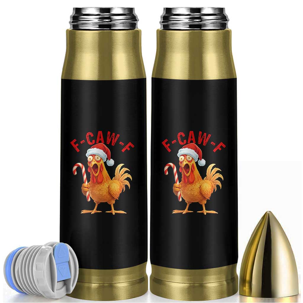 Christmas F Caw F Bullet Tumbler Funny Chicken Meme - Wonder Print Shop