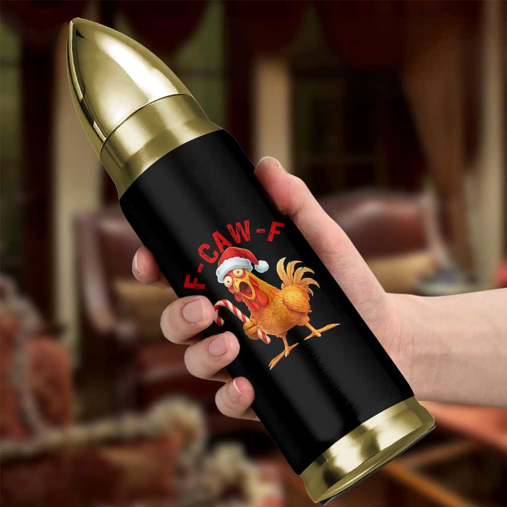 Christmas F Caw F Bullet Tumbler Funny Chicken Meme - Wonder Print Shop