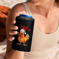 Christmas F Caw F 4 in 1 Can Cooler Tumbler Funny Chicken Meme - Wonder Print Shop