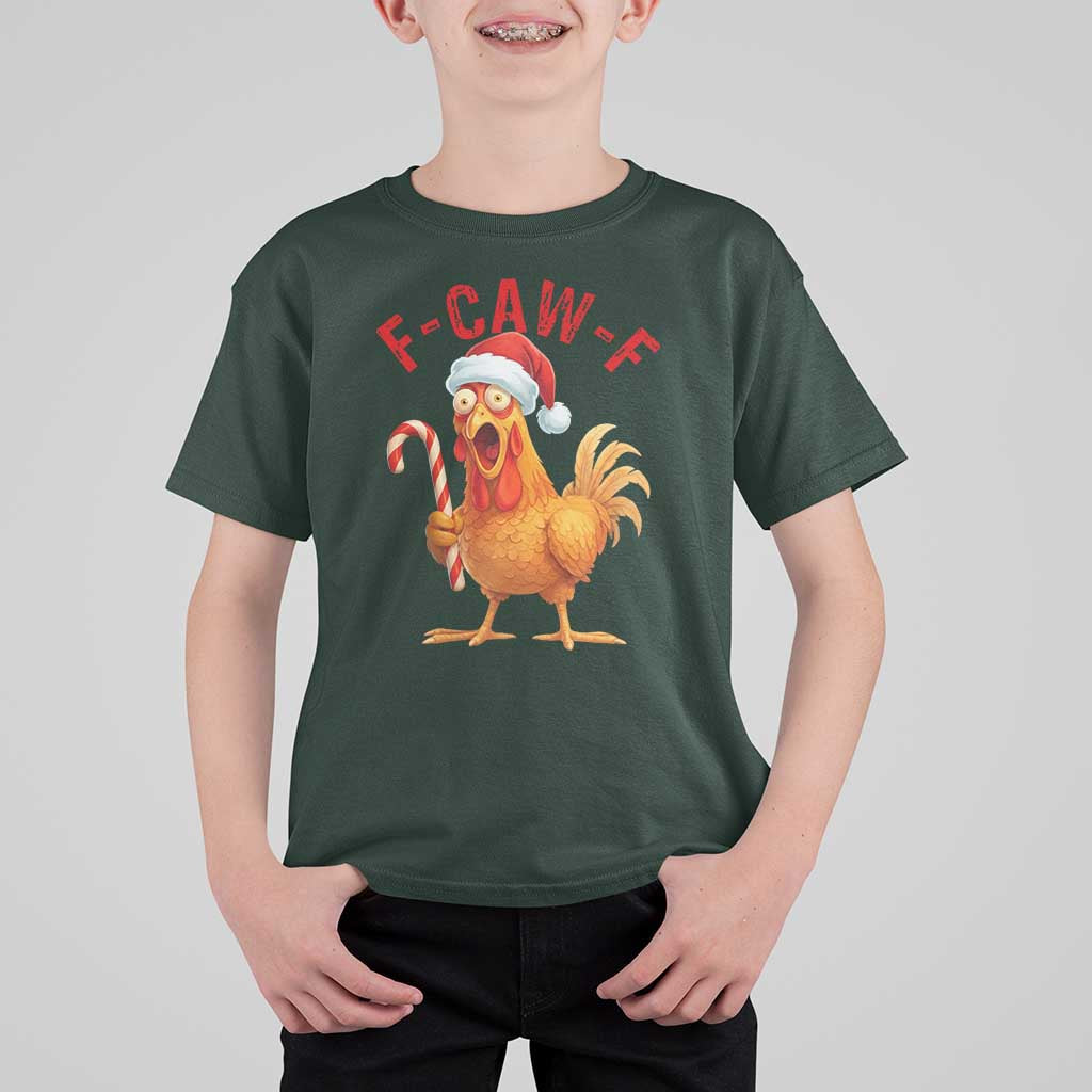 Christmas F Caw F T Shirt For Kid Funny Chicken Meme - Wonder Print Shop
