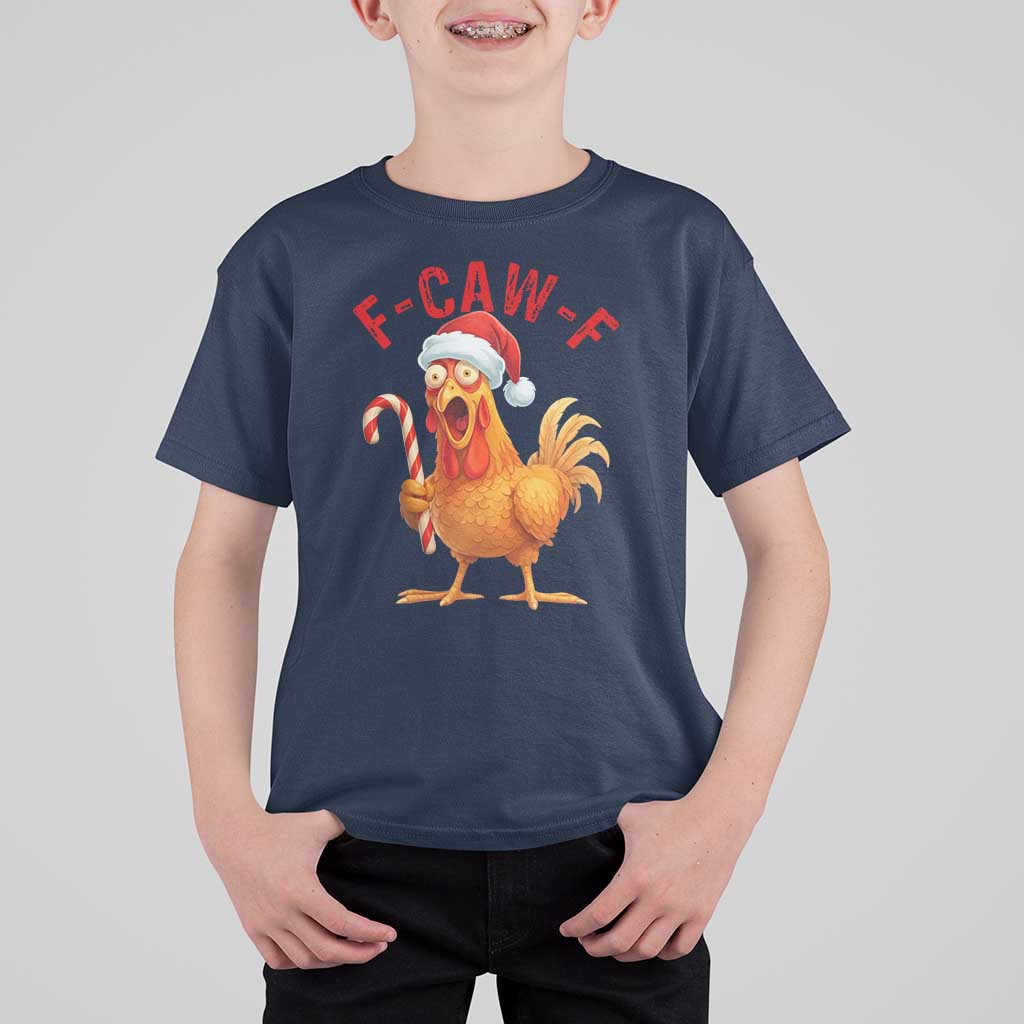 Christmas F Caw F T Shirt For Kid Funny Chicken Meme - Wonder Print Shop