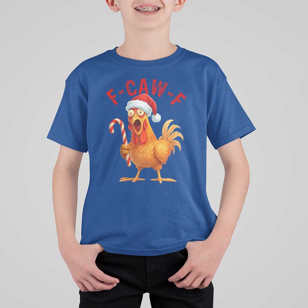 Christmas F Caw F T Shirt For Kid Funny Chicken Meme - Wonder Print Shop