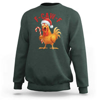 Christmas F Caw F Sweatshirt Funny Chicken Meme - Wonder Print Shop