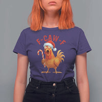 Christmas F Caw F T Shirt For Women Funny Chicken Meme - Wonder Print Shop