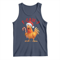 Christmas F Caw F Tank Top Funny Chicken Meme - Wonder Print Shop