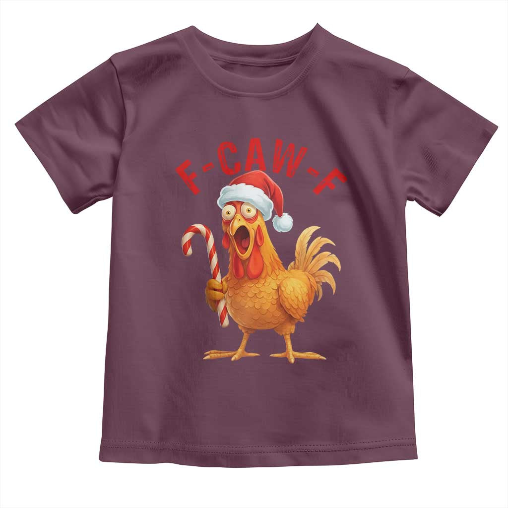 Christmas F Caw F Toddler T Shirt Funny Chicken Meme - Wonder Print Shop
