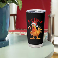 Christmas F Caw F Tumbler Cup Funny Chicken Meme - Wonder Print Shop
