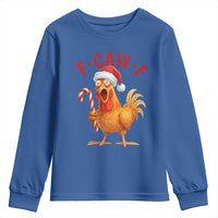 Christmas F Caw F Youth Sweatshirt Funny Chicken Meme - Wonder Print Shop