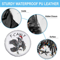 Christmas F Caw F Spare Tire Cover Funny Black Crow Meme - Wonder Print Shop
