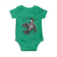 Christmas F Caw F Baby Onesie Funny Black Crow Meme - Wonder Print Shop
