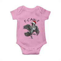 Christmas F Caw F Baby Onesie Funny Black Crow Meme - Wonder Print Shop