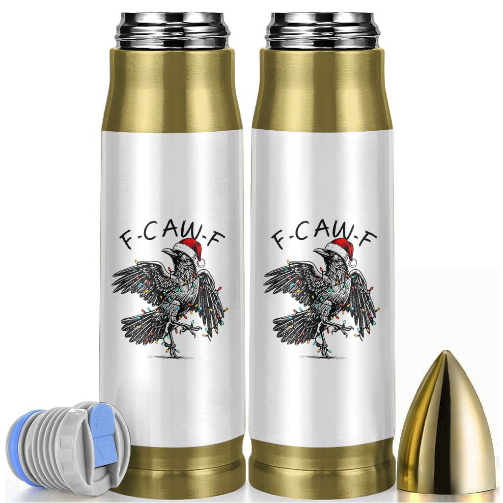 Christmas F Caw F Bullet Tumbler Funny Black Crow Meme - Wonder Print Shop