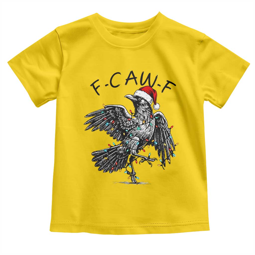Christmas F Caw F Toddler T Shirt Funny Black Crow Meme - Wonder Print Shop