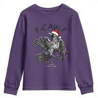 Christmas F Caw F Youth Sweatshirt Funny Black Crow Meme - Wonder Print Shop