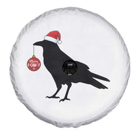 Christmas F Caw F Spare Tire Cover Funny Black Crow Merry Xmas - Wonder Print Shop
