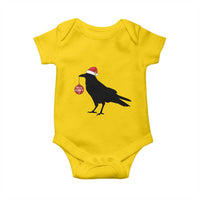 Christmas F Caw F Baby Onesie Funny Black Crow Merry Xmas - Wonder Print Shop