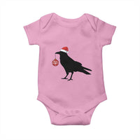 Christmas F Caw F Baby Onesie Funny Black Crow Merry Xmas - Wonder Print Shop