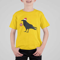 Christmas F Caw F T Shirt For Kid Funny Black Crow Merry Xmas - Wonder Print Shop