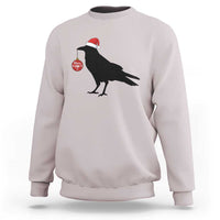 Christmas F Caw F Sweatshirt Funny Black Crow Merry Xmas - Wonder Print Shop