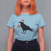 Christmas F Caw F T Shirt For Women Funny Black Crow Merry Xmas - Wonder Print Shop