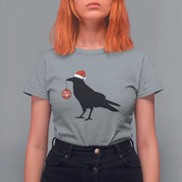 Christmas F Caw F T Shirt For Women Funny Black Crow Merry Xmas - Wonder Print Shop