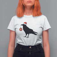 Christmas F Caw F T Shirt For Women Funny Black Crow Merry Xmas - Wonder Print Shop