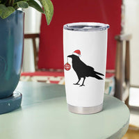 Christmas F Caw F Tumbler Cup Funny Black Crow Merry Xmas - Wonder Print Shop