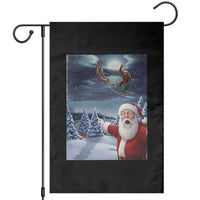 Funny Santa With Bigfoot Selfie Christmas Garden Flag - Wonder Print Shop