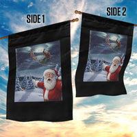 Funny Santa With Bigfoot Selfie Christmas Garden Flag - Wonder Print Shop