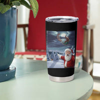 Funny Santa With Bigfoot Selfie Christmas Tumbler Cup - Wonder Print Shop