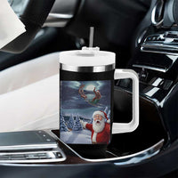 Funny Santa With Bigfoot Selfie Christmas Tumbler With Handle - Wonder Print Shop