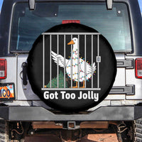 Funny Goose Christmas Spare Tire Cover Got Too Jolly - Wonder Print Shop