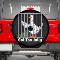 Funny Goose Christmas Spare Tire Cover Got Too Jolly - Wonder Print Shop