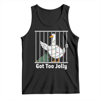 Funny Goose Christmas Tank Top Got Too Jolly - Wonder Print Shop