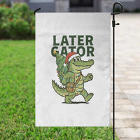 Funny Alligator Christmas Garden Flag Lator Gator - Wonder Print Shop