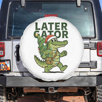 Funny Alligator Christmas Spare Tire Cover Lator Gator - Wonder Print Shop