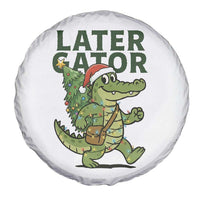 Funny Alligator Christmas Spare Tire Cover Lator Gator - Wonder Print Shop