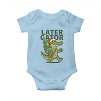 Funny Alligator Christmas Baby Onesie Lator Gator - Wonder Print Shop