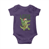 Funny Alligator Christmas Baby Onesie Lator Gator - Wonder Print Shop