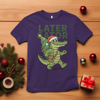 Funny Alligator Christmas T Shirt Lator Gator - Wonder Print Shop
