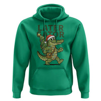 Funny Alligator Christmas Hoodie Lator Gator - Wonder Print Shop