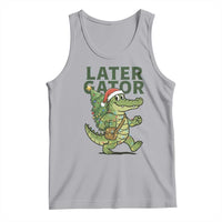 Funny Alligator Christmas Tank Top Lator Gator - Wonder Print Shop