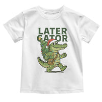 Funny Alligator Christmas Toddler T Shirt Lator Gator - Wonder Print Shop