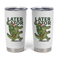 Funny Alligator Christmas Tumbler Cup Lator Gator - Wonder Print Shop