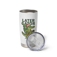 Funny Alligator Christmas Tumbler Cup Lator Gator - Wonder Print Shop